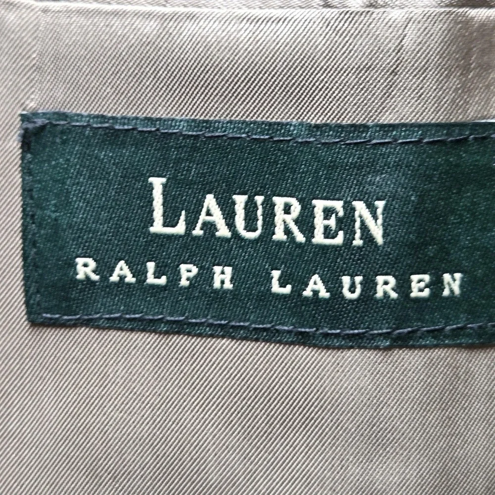Vintage Lauren Ralph Lauren Blazer Mens 46 Brown Check Wool Tweed Sport Coat